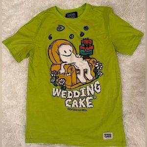 Wedding Cake wake and bake t-shirt size M